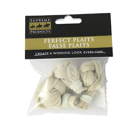 Supreme Products Perfect Plaits False Plaits - White - Small