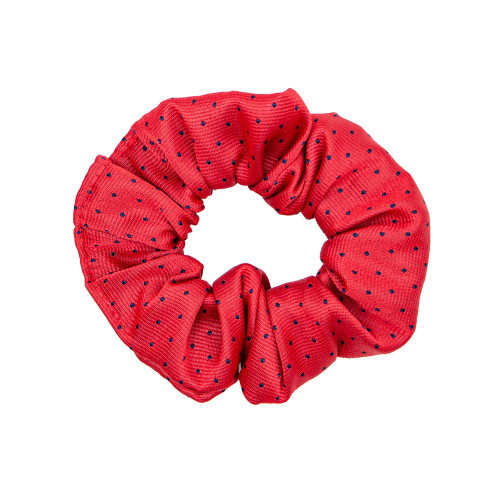 Supreme Products Show Scrunchie - Red/Navy Spot - One Size
