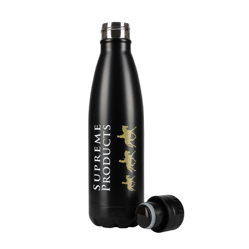 Supreme Products Drinks Bottle - Black/Gold - 750ml