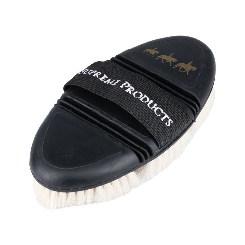 Supreme Products Pro Groom Goat Hair Body Brush - Black/Gold - 18.5 x 9.5cm