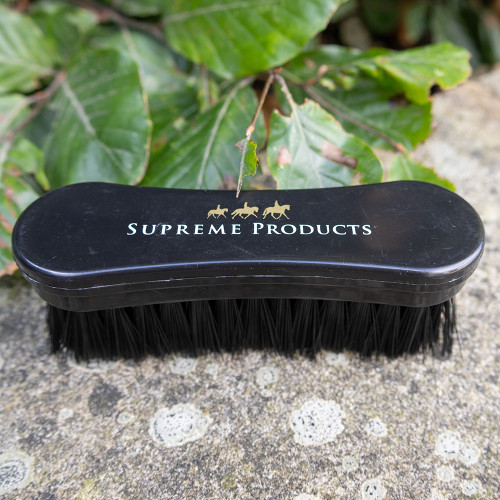 Supreme Products Pampered Pony Face Brush - Black/Gold