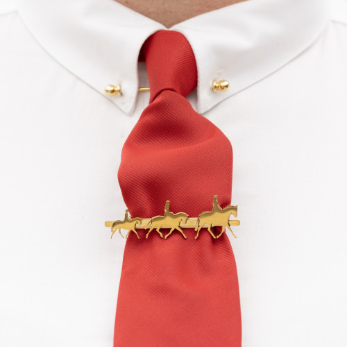 Supreme Products 'Hot to Trot' Tie Pin - Gold 