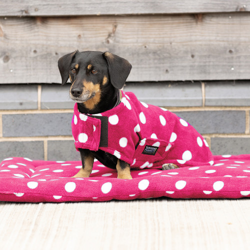 Supreme Products - Supreme Products Dotty Fleece Dog Coat