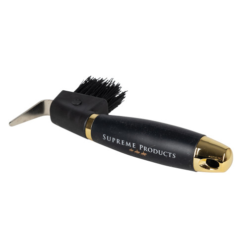 Supreme Products Comfort Groom Hoof Pick - Black/Gold