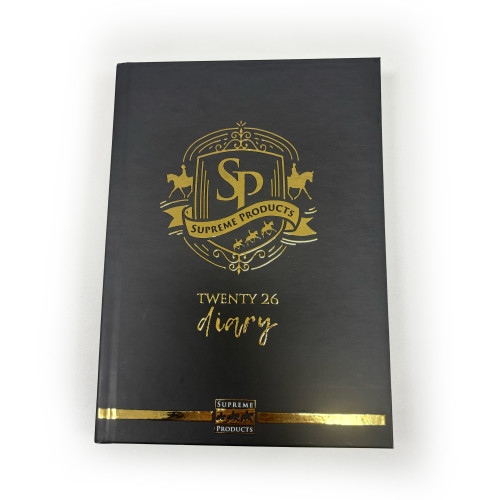 Supreme Products 2026 Show Diary - Black - A5